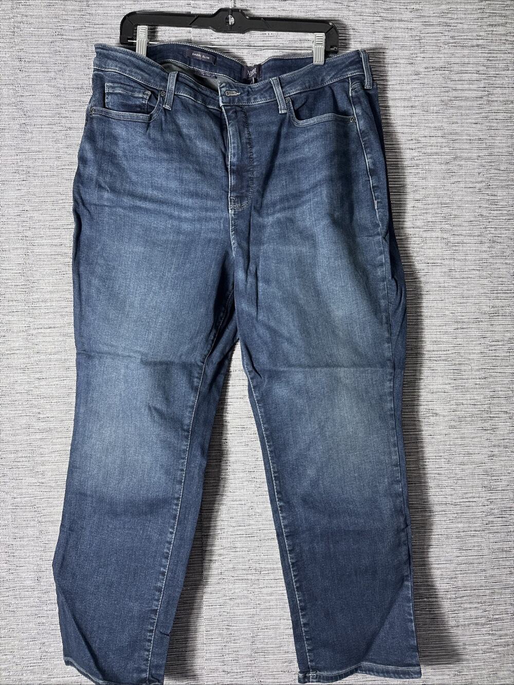 NYDJ HR Sheri Slim Straight Jeans, Presley, 18WP